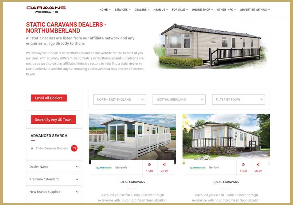 Parent Website Caravans